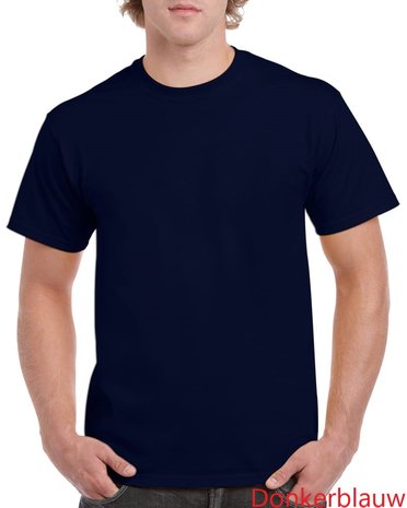 Gildan tshirt donker blauw