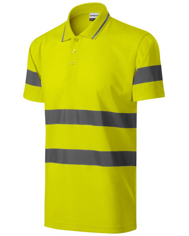 RIMECK 2V9 - Polo Shirt HV Runway Uniseks