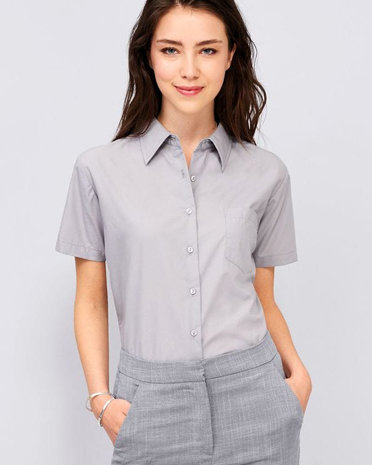 Sol&#039;s 16070 - Short Sleeve Poplin Women&#039;s Shirt Escape