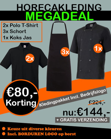 MEGADEAL horeca kleding